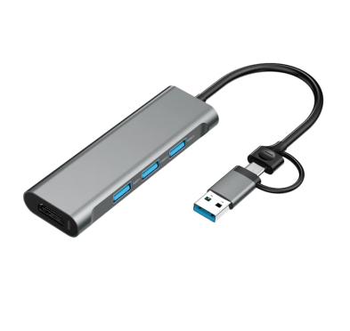 BLUESTROK HUB MINI 3x HUB USB-A + 1 PORT HDMI