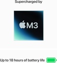 13 inch MacBook Air Apple M3 chip with 8 core CPU and 8 core GPU 16GB 256GB SSD 
