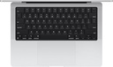 14 inch MacBook Pro Apple M4 Pro 'chip with 12 core CPU and 16 core GPU 24GB 512GB SSD Silver 