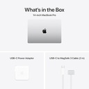 14 inch MacBook Pro Apple M4 Pro 'chip with 12 core CPU and 16 core GPU 24GB 512GB SSD Silver 