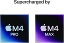 14 inch MacBook Pro Apple M4 Pro 'chip with 12 core CPU and 16 core GPU 24GB 512GB SSD Silver 