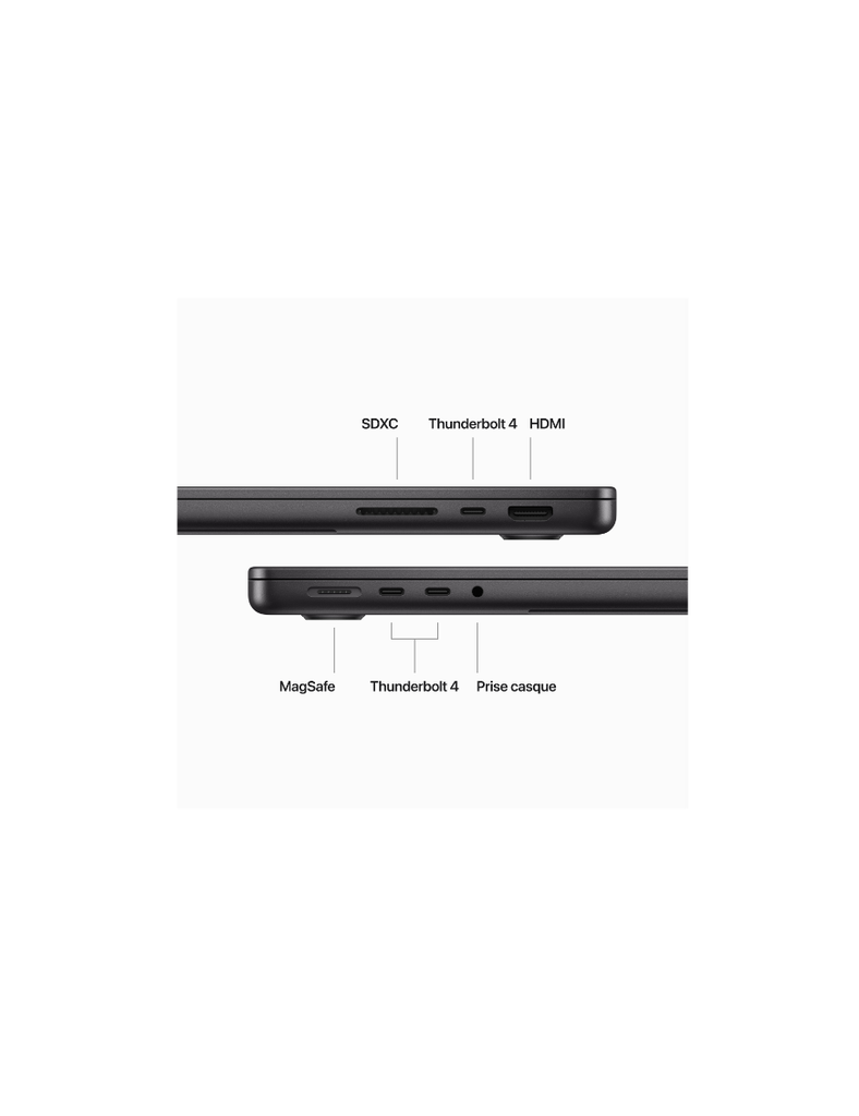 14-inch MacBook Pro Apple M3 Pro chip with 11‑core CPU and 14‑core GPU,18GB 512GB SSD - Space Black 