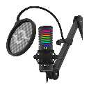 AQIRYS Microphone Double Condensateur USB GALILEO 