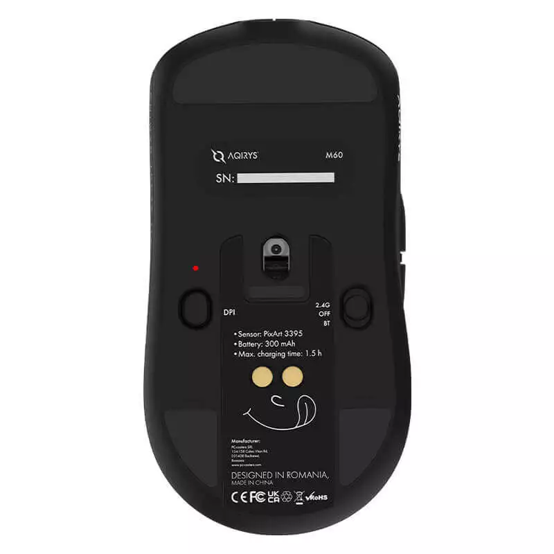 AQIRYS SOURIS M60 BLACK