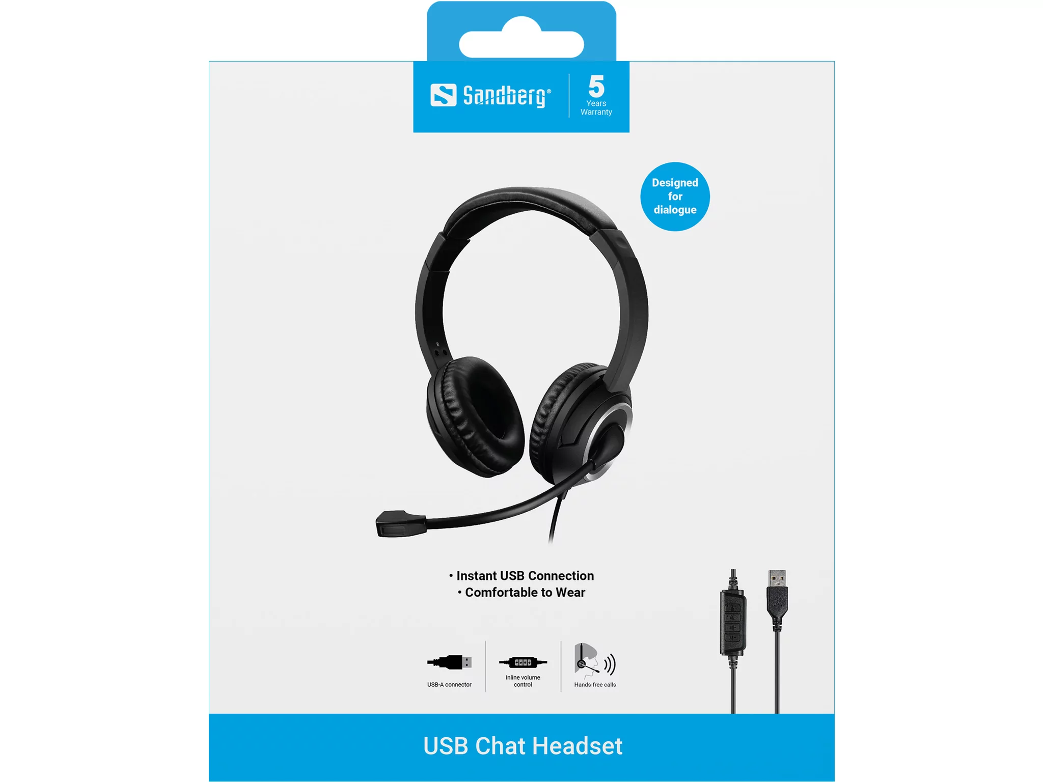 Micro-Casque Sandberg USB Chat Headset
