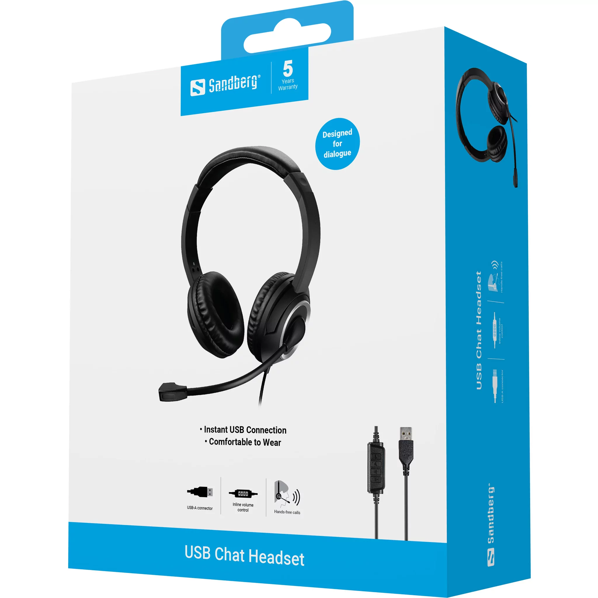 Micro-Casque Sandberg USB Chat Headset