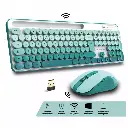 ADVANCE PEPS PACK CLAVIER SOURIS SANS FIL VERT 
