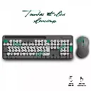 ADVANCE PEPS PACK CLAVIER SOURIS SANS FIL GRIS 
