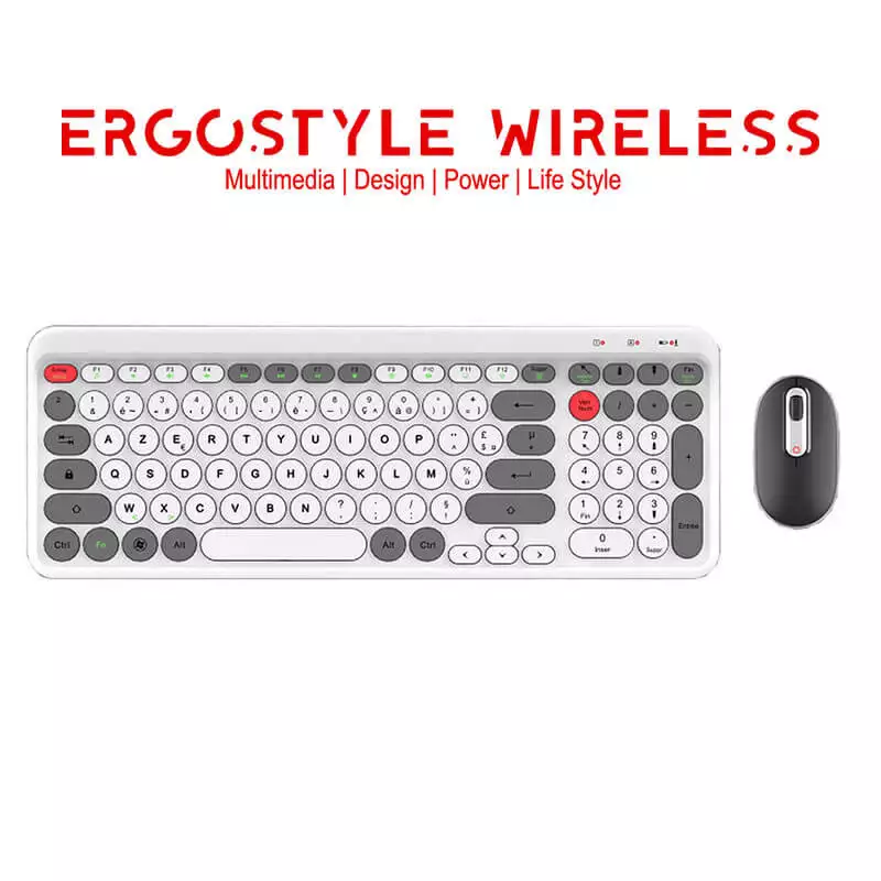 ADVANCE ERGOSTYLE PACK CLAVIER/SOURIS SANS FIL 