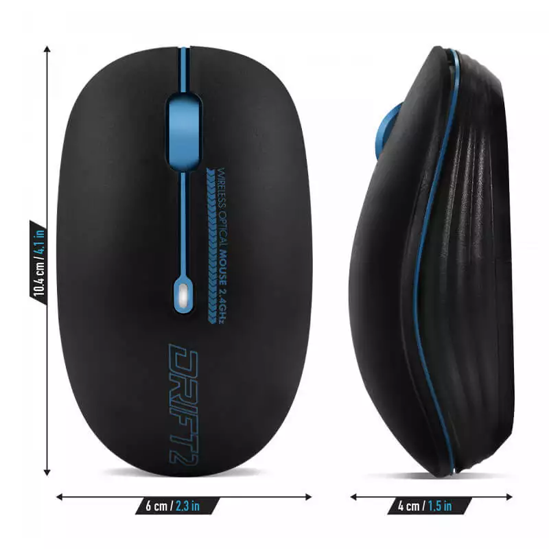 ADVANCE SOURIS DRIFT 2 BLUE SANS FIL 