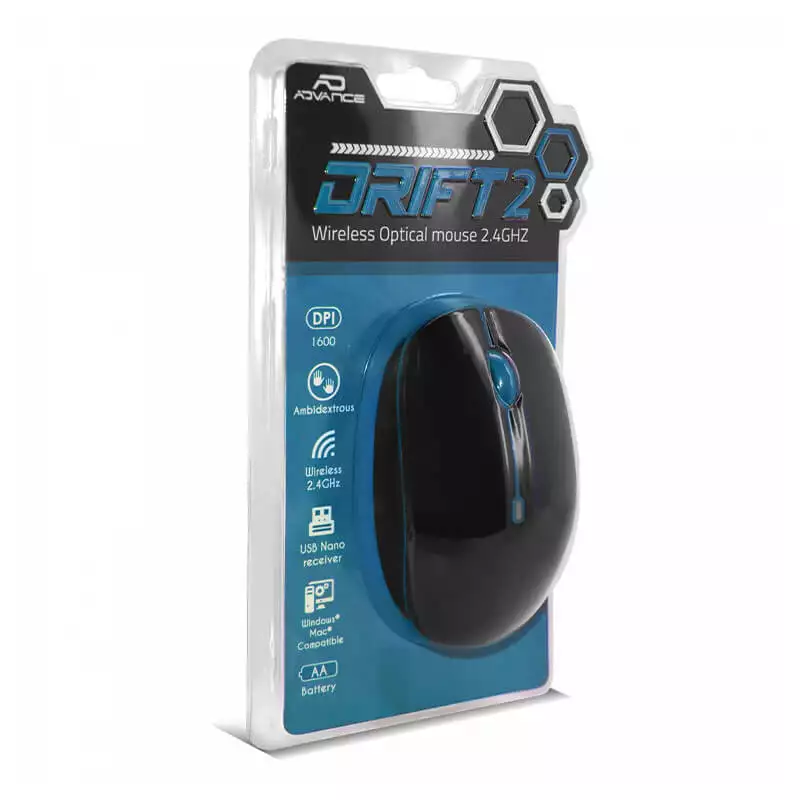 ADVANCE SOURIS DRIFT 2 BLUE SANS FIL 