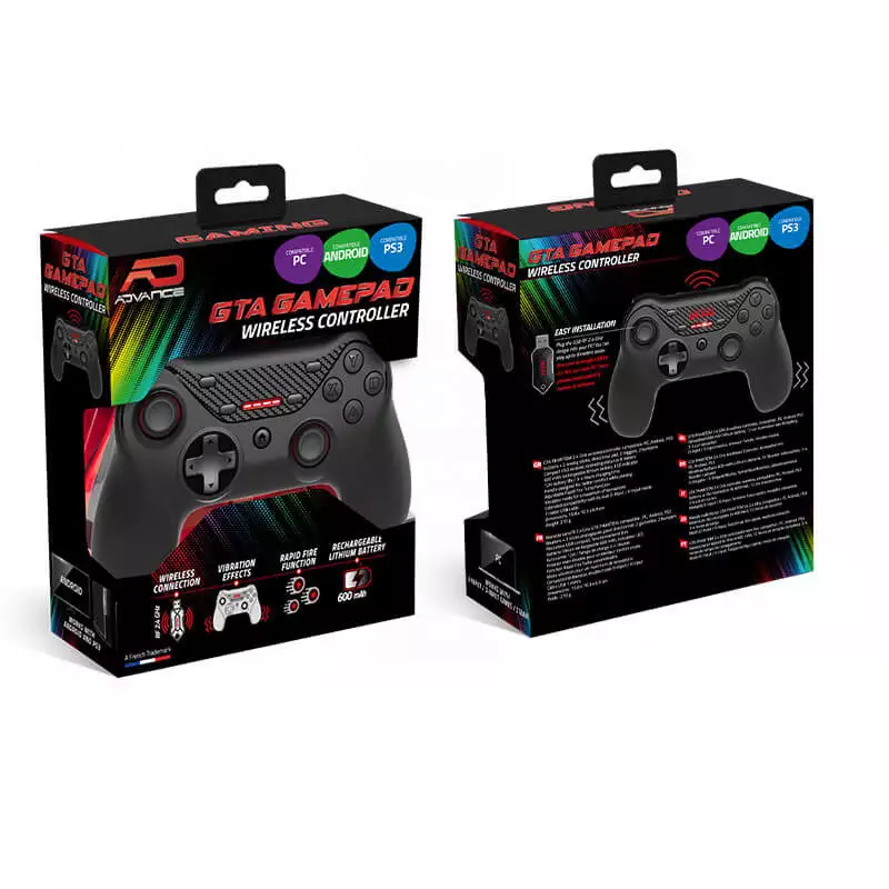 ADVANCE MANETTE SANS FIL GTA  PC/PS3 