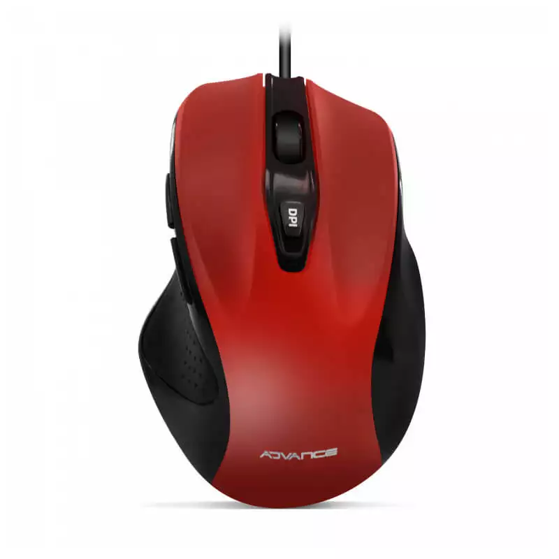 ADVANCE SOURIS USB 6D FILAIRE RED 