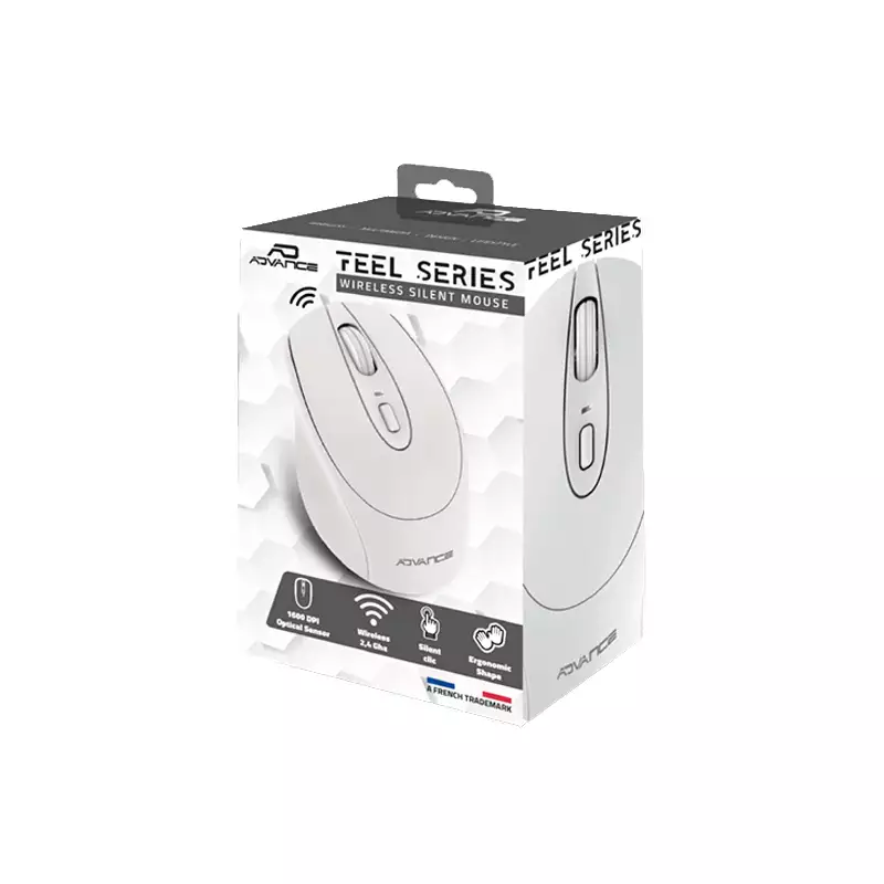 ADVANCE SOURIS FEEL WHITE SANS FIL 