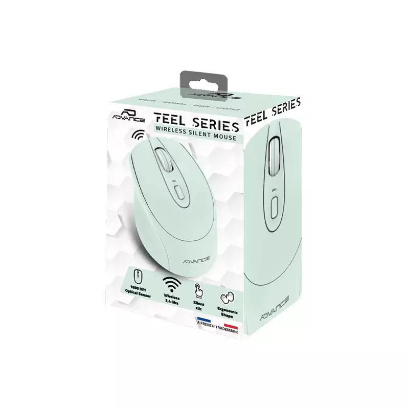 ADVANCE SOURIS FEEL GREEN SANS FIL 