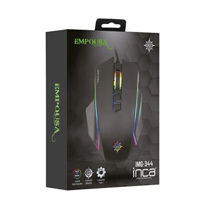 Souris Gamer Filaire INCA IMG-344 RGB - Noir 
