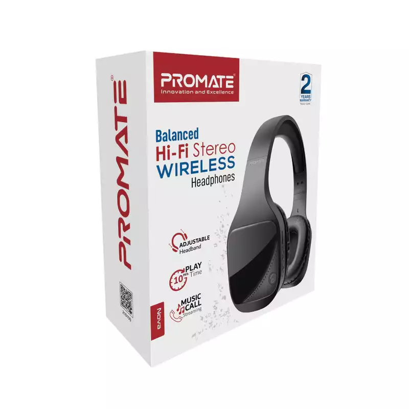 MICRO CASQUE SANS FIL STEREO Hi-Fi PROMATE NOVA 