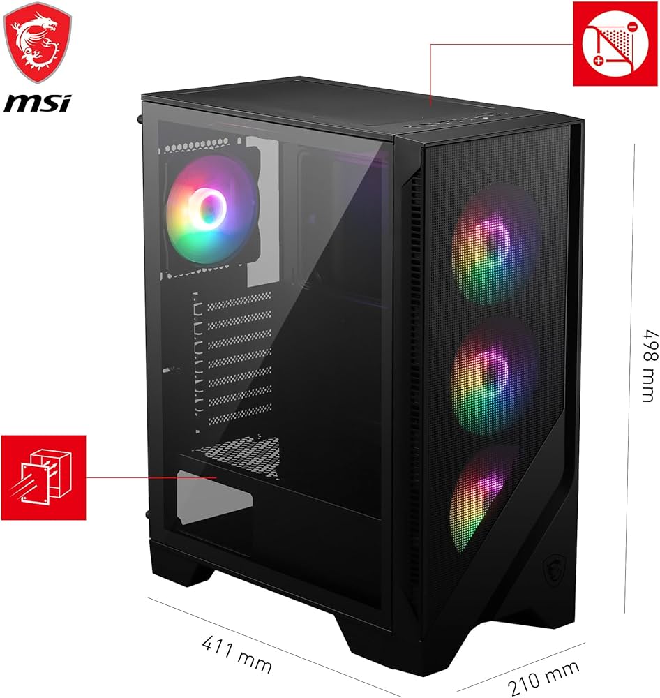 BOITIER MSI MAG FORGE 120A AIRFLOW 