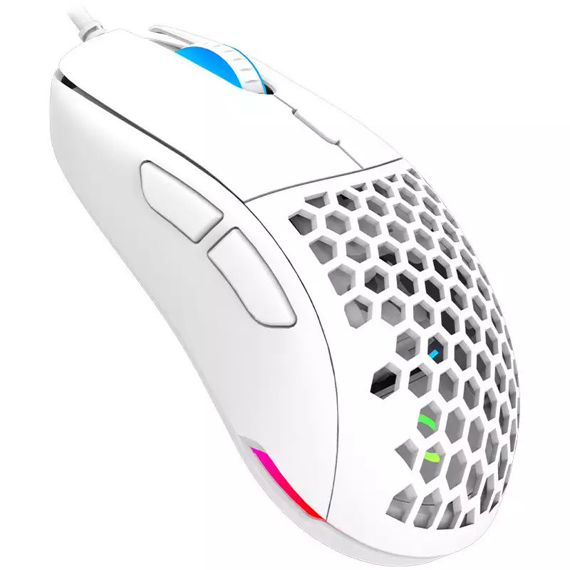 SOURIS GAMER AQIRYS TGA W, RGB, Filaire, White 
