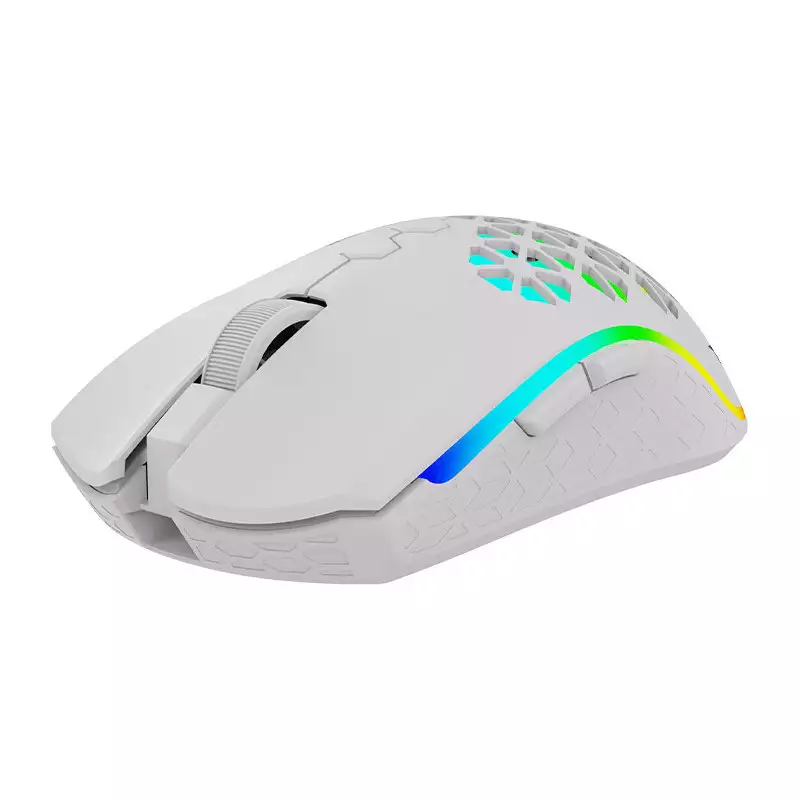 SOURIS GAMER AQIRYS TGA W, RGB, Filaire, White 