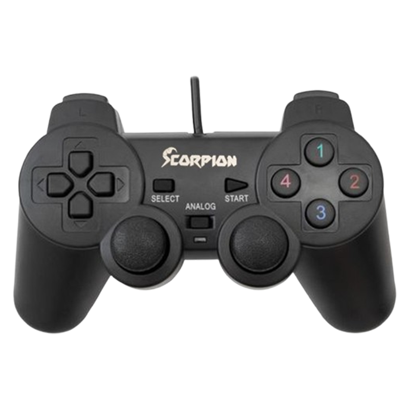 MANETTE DE JEUX FILIAIRE SCORPION POUR PC SJ208-1 