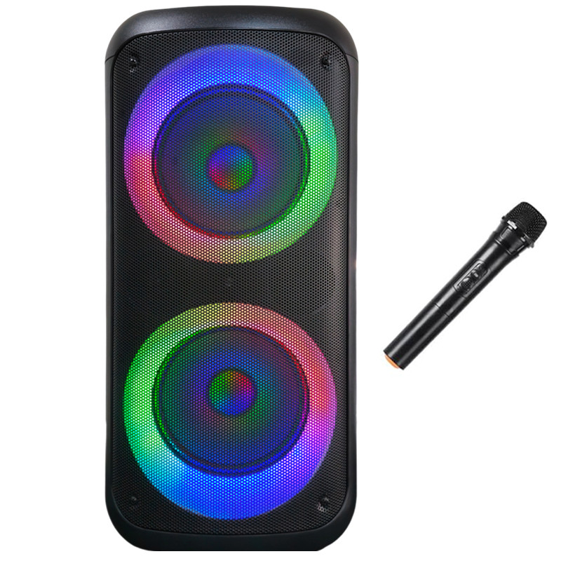 HAUT PARLEUR BLUETOOTH VELER-716 AVEC MICROPHONE NOIR 