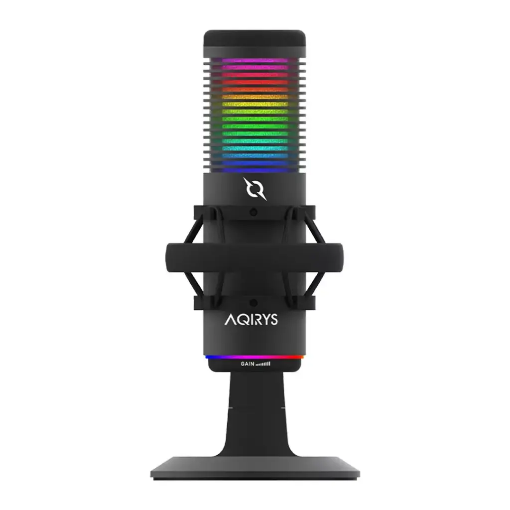 AQIRYS Microphone Double Condensateur USB GALILEO 