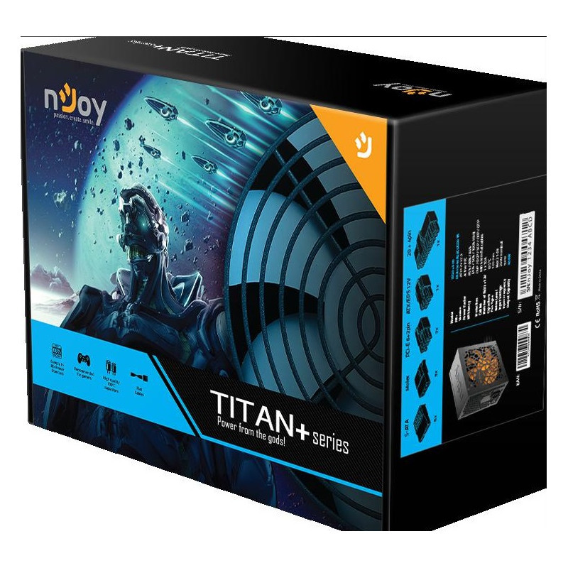 Boite d'alimentation Njoy Titan+ 550W 80Plus Bronze 