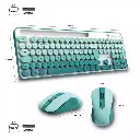 ADVANCE PEPS PACK CLAVIER SOURIS SANS FIL VERT 