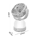 ZQS-F802 PORTABLE MINI BLUETOOTH HAUT PARLEUR AVEC VENTILATEUR