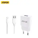 Chargeur Aspor A818 2.4A Micro USB 